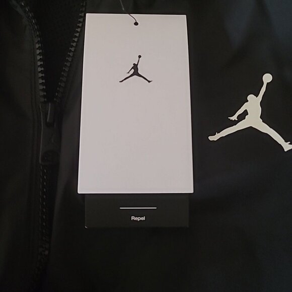 Nike Air Jordan Flight MVP Men's Size Medium Full Zip Black Jacket FD7423-010 - Picture 6 of 6